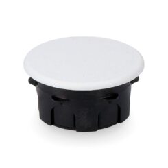 Caixa de embutir redonda Ø60x40mm com garra de plástico