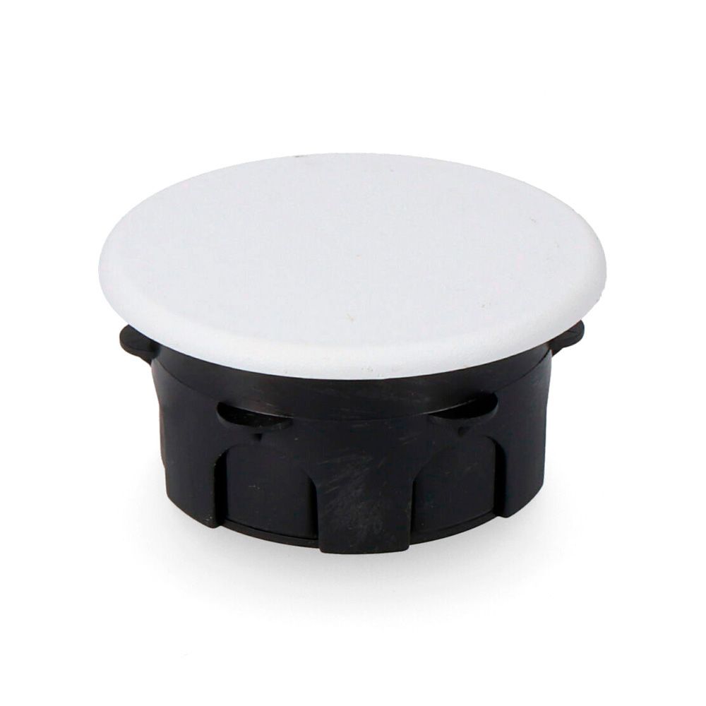 Caixa de embutir redonda Ø60x40mm com garra de plástico