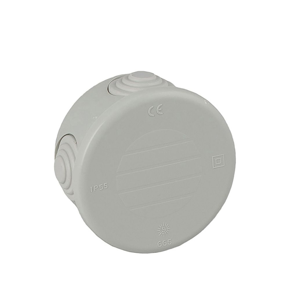 Caixa estanca redonda Ø70x35mm solera 665