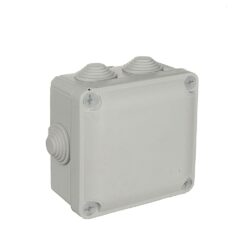 Caixa quadrada estanca 100x100x55mm com parafusos solera Y715