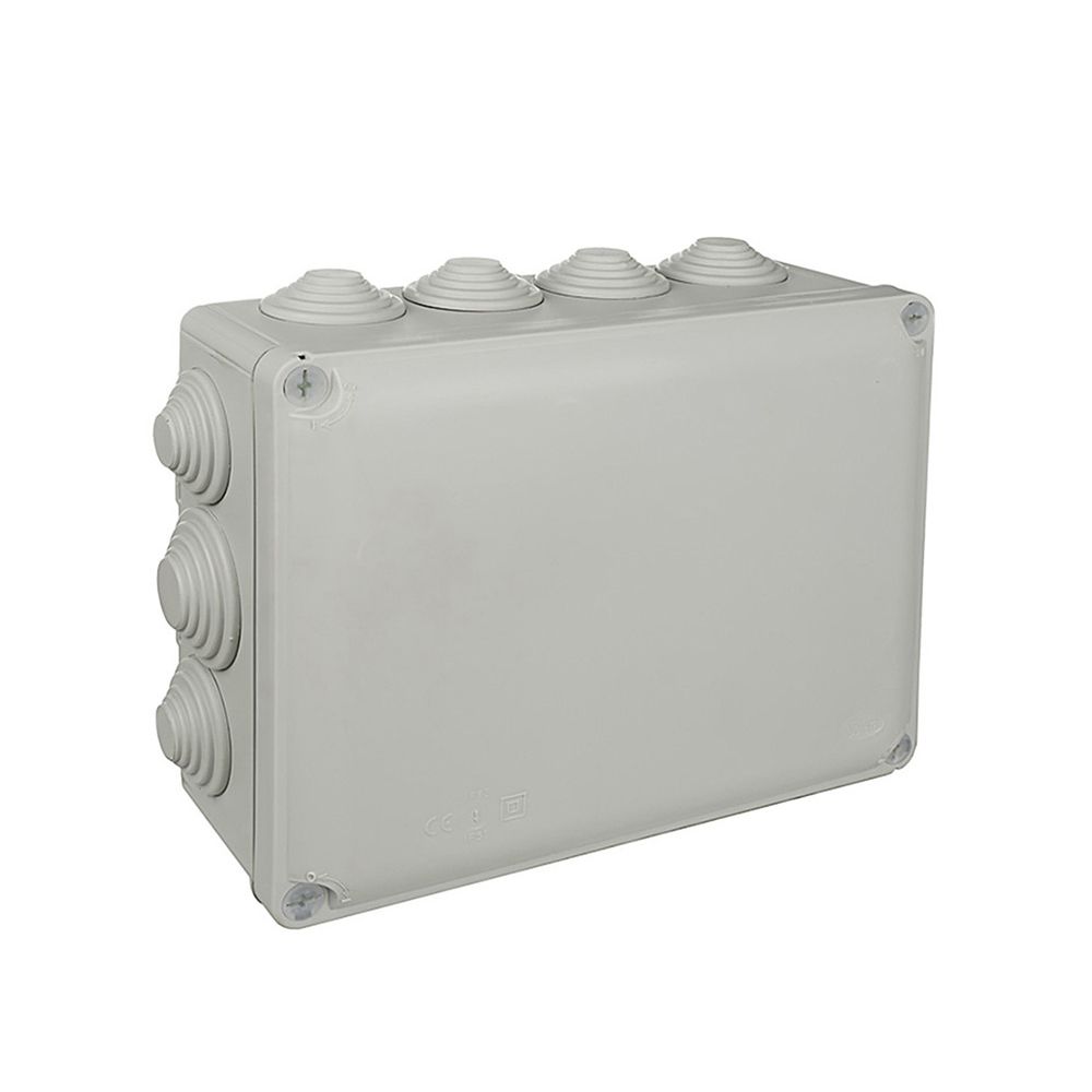 Caixa retangular estanca 230 x 180 x 88 mm com parafusos solera (retractilado) Y686