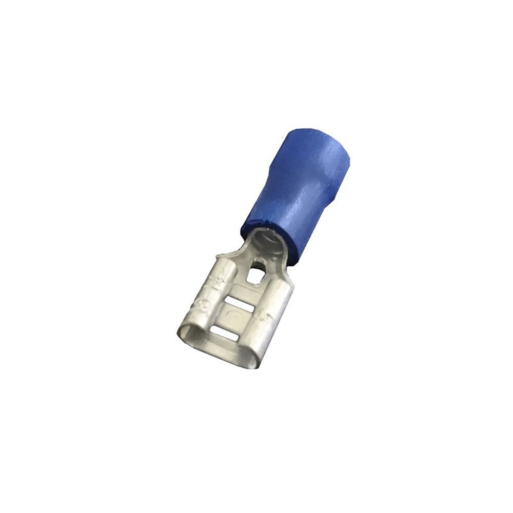 Terminal já isolado fêmea 6.3mm (blíster 50 unid.)