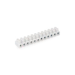Régua de junção de 4mm, 12 conectores, homologada, branca
