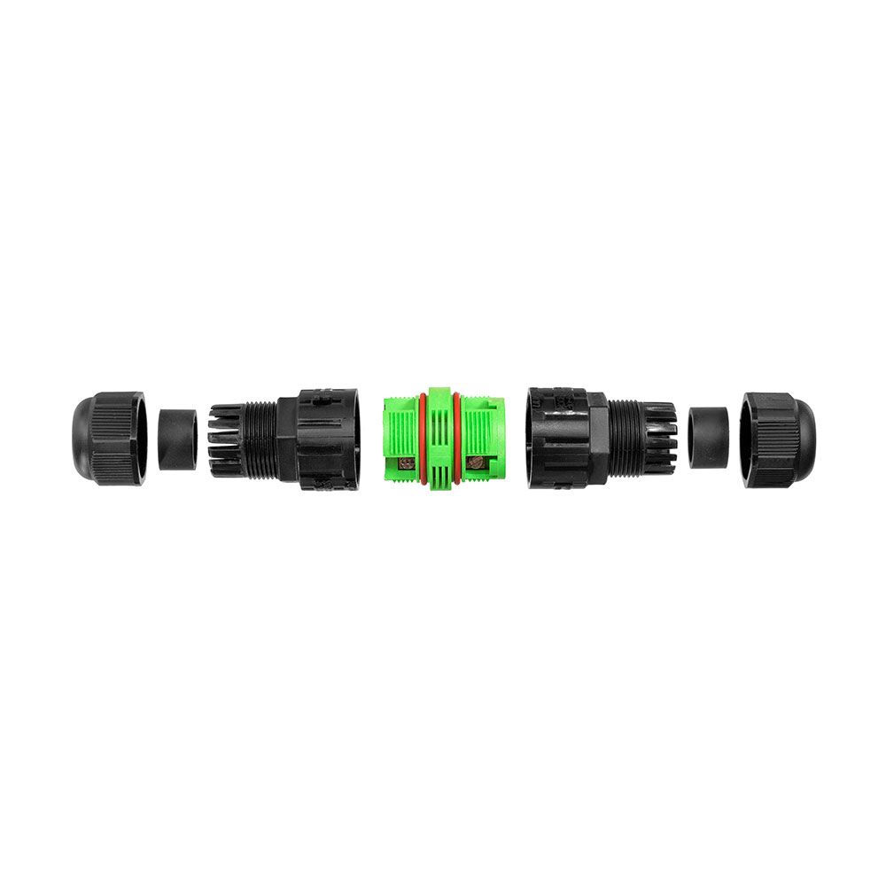 Conector impermeável IP68 linear 2 pólos + terra - Image 2