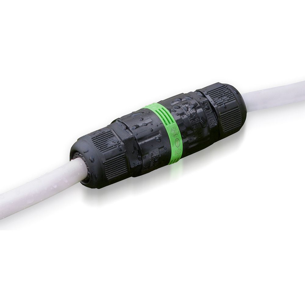 Conector impermeável IP68 linear 2 pólos + terra - Image 3
