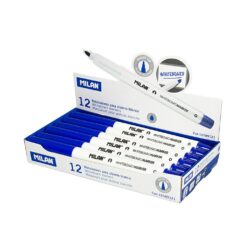 Marcadores para quadro branco Ø3,7 mm azul, caixa 12 unid.