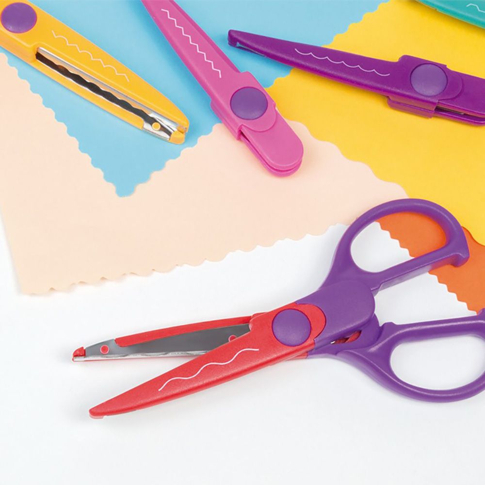 Blíster com tesouras zig-zag com 4 folhas intercambiáveis 16cm milan - Image 2