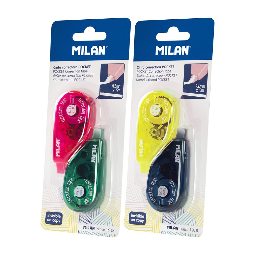 Corretor de fita 4,2mm x 5m milan cores/modelos sortidas - Image 2