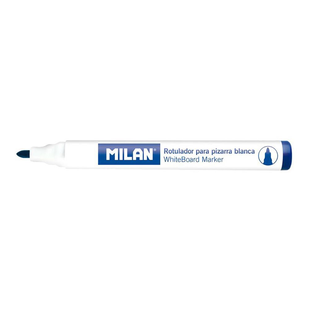 Caixa de 12 marcadores azuis Ø4,7mm para quadro-branco milan - Image 2