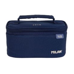 Saco térmico para alimento série 1918 azul marinho com 1 recipiente 1,5 L