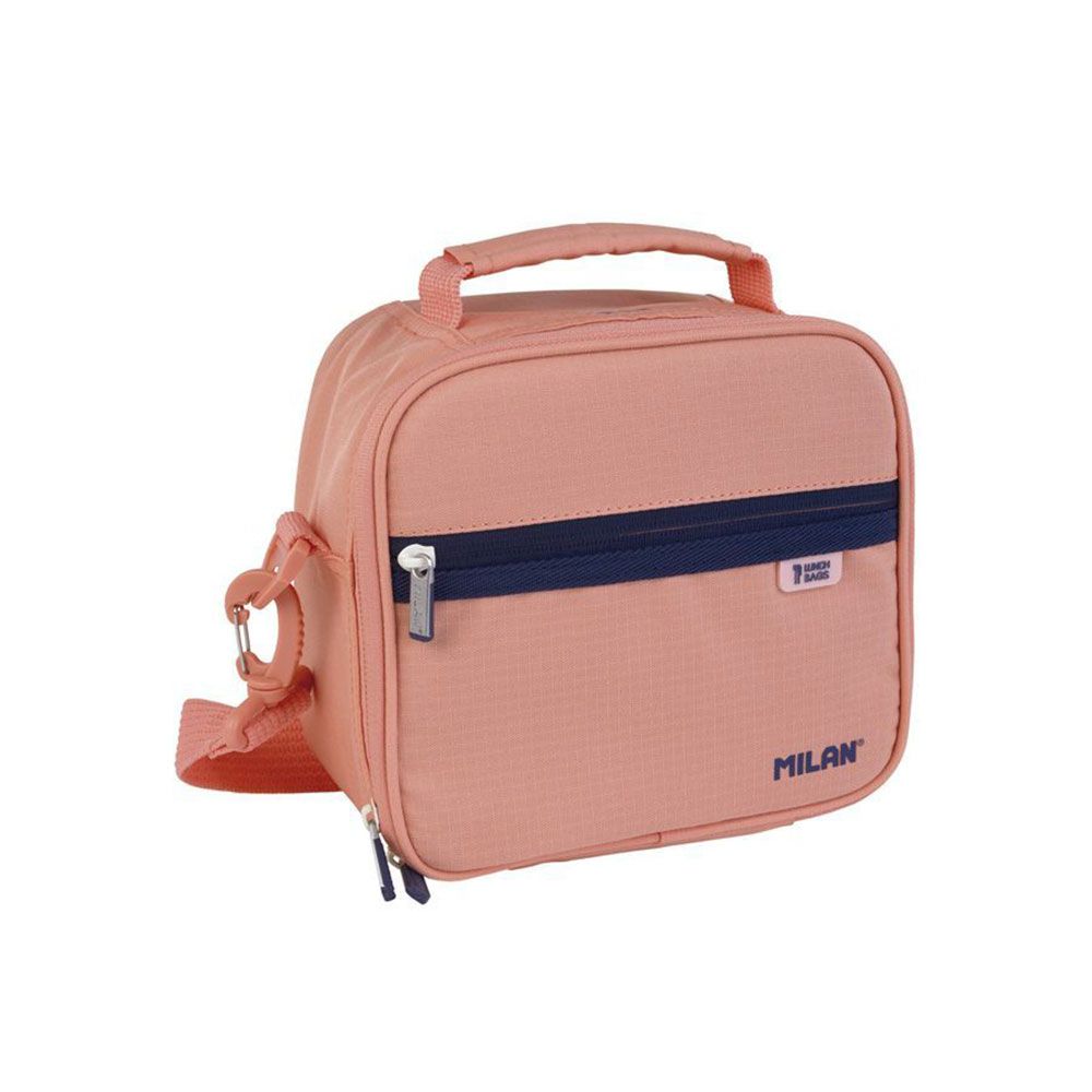 Bolsa térmica isotérmica para alimentos série 1918 rosa com 3 recipientes de 3,5 L