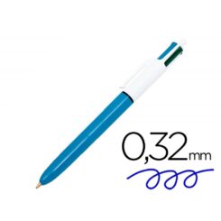 Caneta clássica de 4 cores, ponta 1 mm