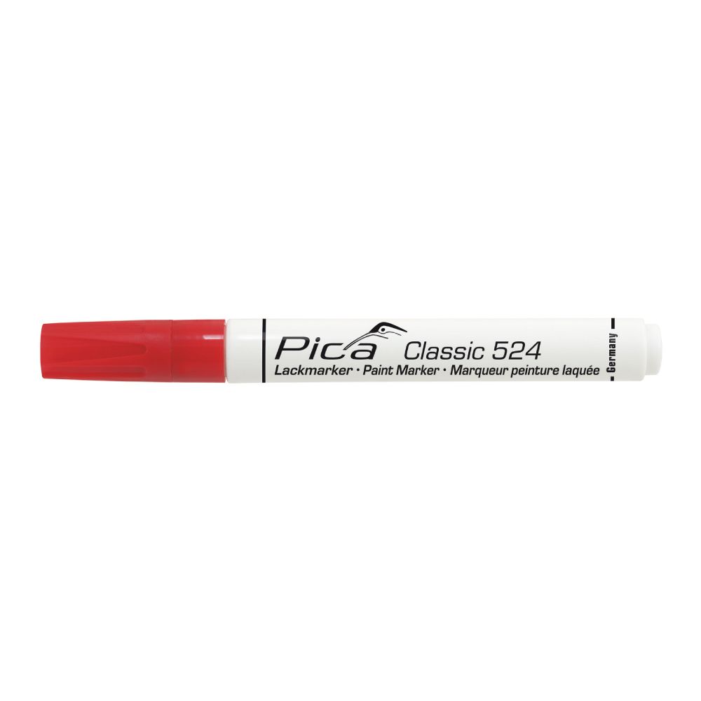 Marcador permanente vermelho clássico