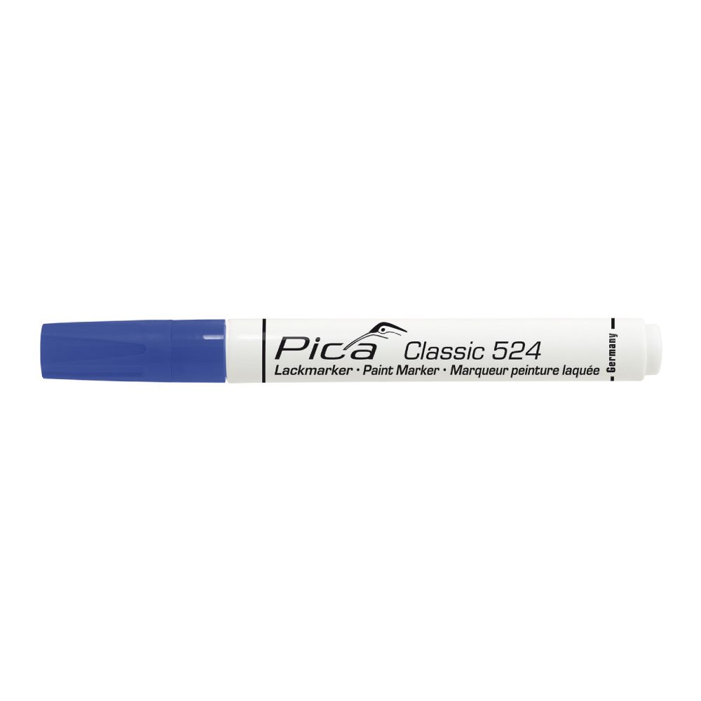 Marcador permanente azul clássico
