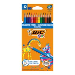 Lápis de colorir blister 12 unid