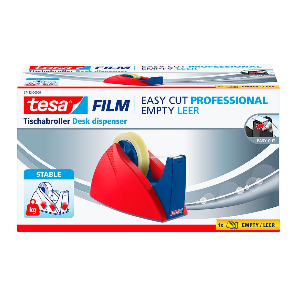 Portarollos easy cut rojo / azul para rollos de 66 m - Image 2