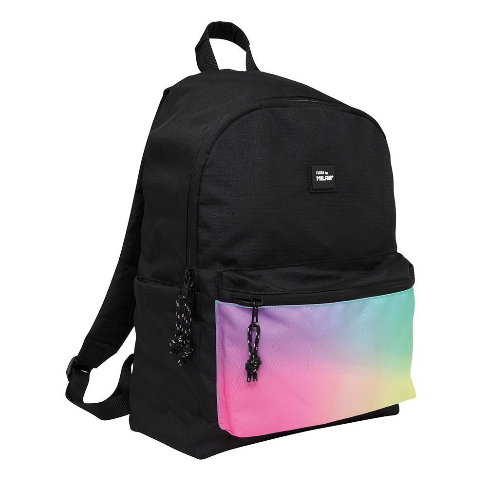 Mochila escolar 22 l preto pôr do sol