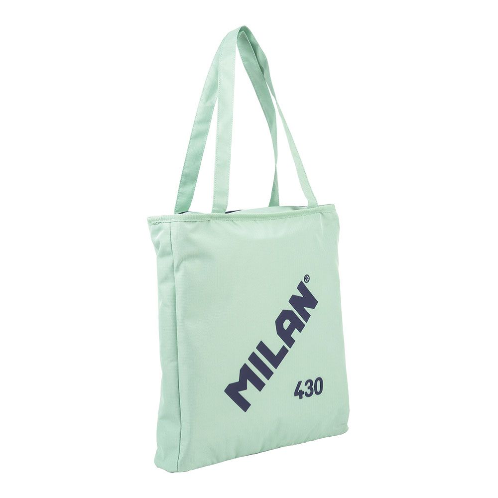 Saco de compras "milan® gigante 403 desde 1918" coleção verde