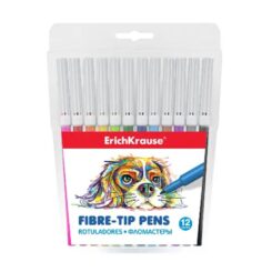 Canetas de feltro cores sortidas 12 PCS