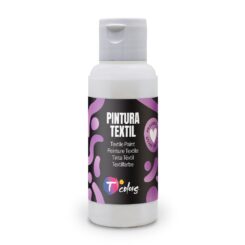 Tinta têxtil branca, 80 ml