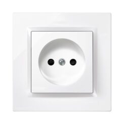 Plug bipolar branco com quadro