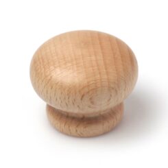Pómulo para móvel, modelo 260, de madeira de faia, Ø40 mm