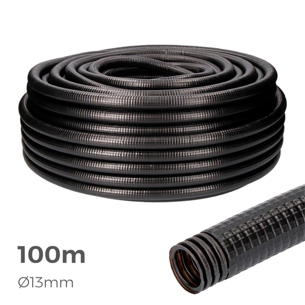 Tubo anelado ferroplast exterior 13mm CE M-20 euro/m