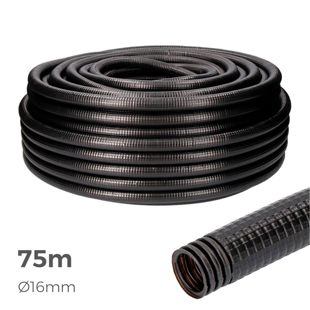 Tubo anelado ferroplast exterior 16mm CE M-25 euro/m