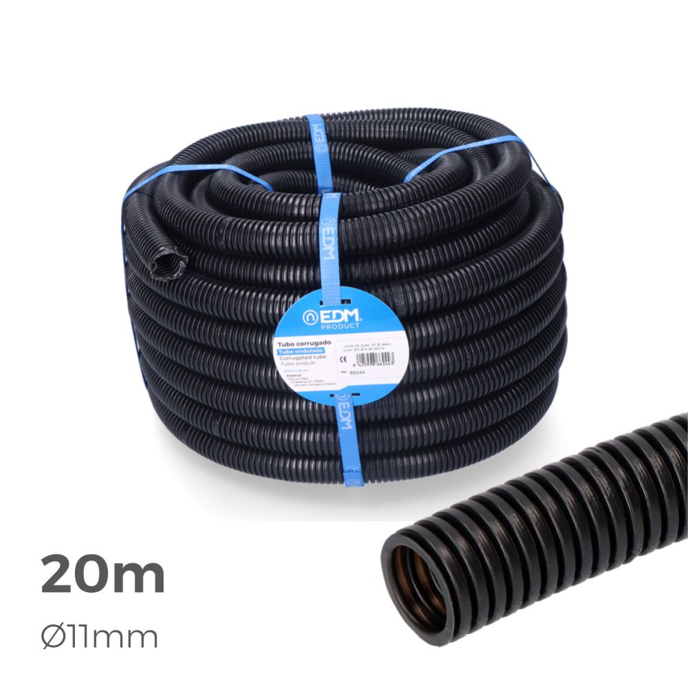 Tubo anelado para interior medida 11mm M-16 20m CE