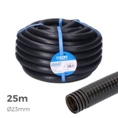Tubo anelado para exterior medida 23mm M-32 25m CE