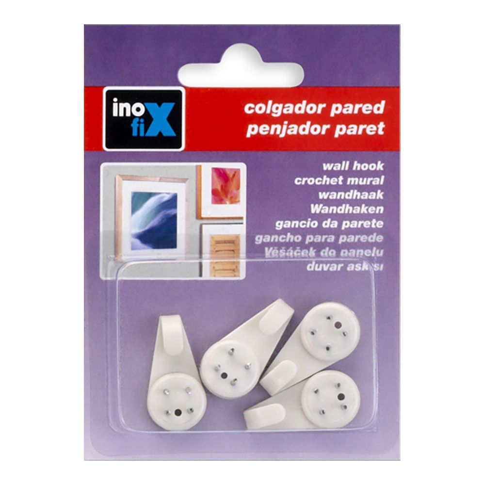 INOFIX Cabide para fotos. branco 3002-2-000 (blister 4 unidades) inofix - Image 2