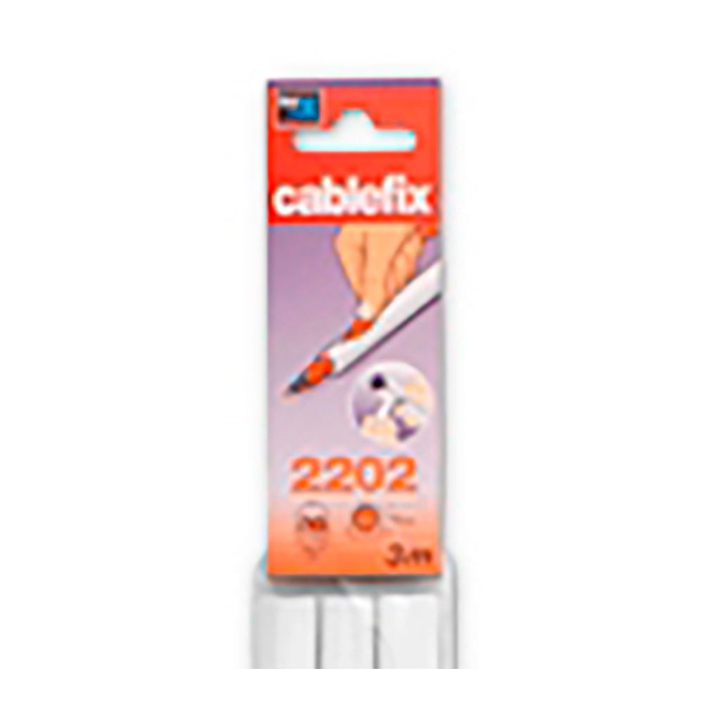 INOFIX Adesivo Cablefix branco 3 m 10,5 x 10 mm, blister - Image 2