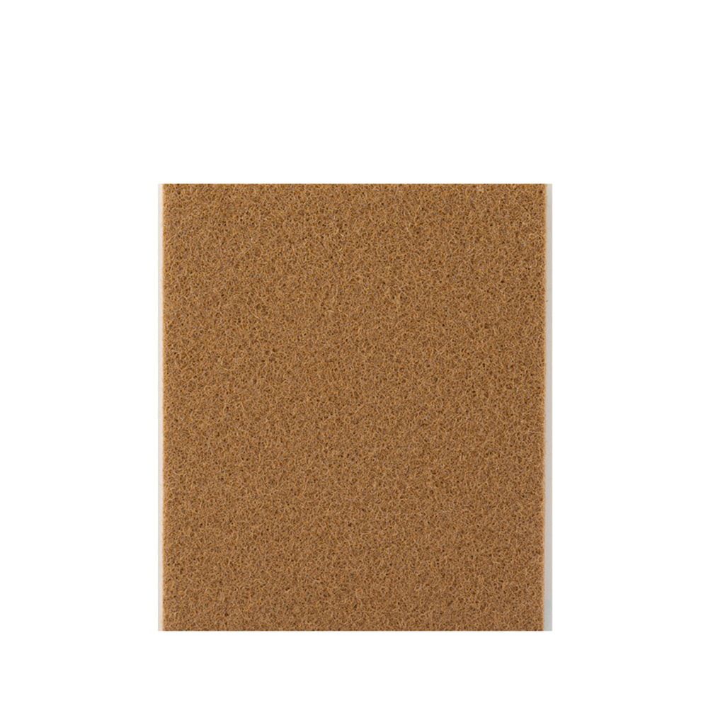 Feltro adesivo, placa, sintético, marrom, 100 x 85 mm, blister