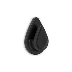 Cabide resistente à água "gota" preto mate 2193-3 inofix