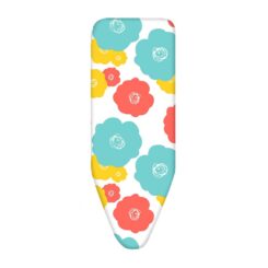 Capa para tábua de engomar power VAP flores 130 x 48 cm