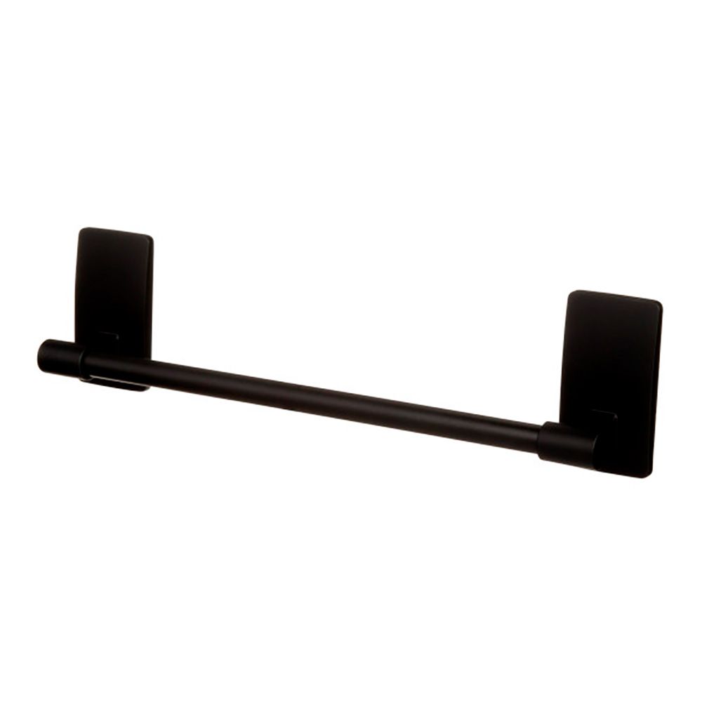 Command barra toallero, negro mate, 299 x 77 x 47 mm, 1 ud + 4 tiras, máx 1,3 kg