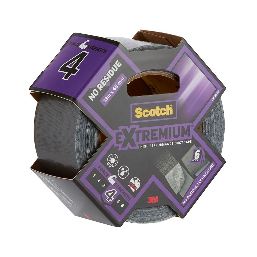 Fita extremium 4 duty sem desperdício, 48 mm x 18 m