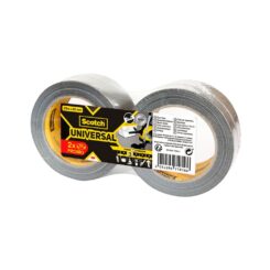Fita adesiva universal 3, 48 mm x 25 m, cinza, 2 rolos
