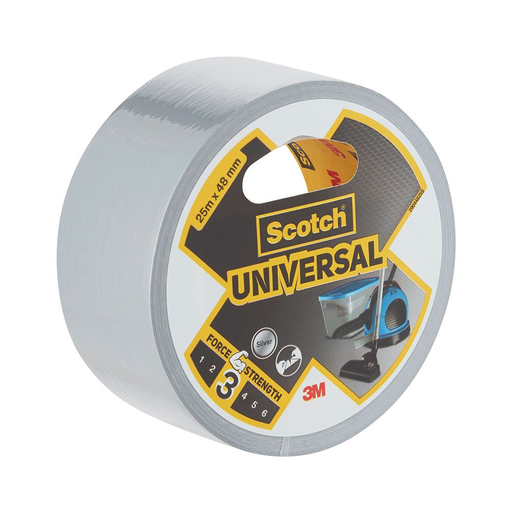 Fita universal americana 3, cinzento 48 mm x 25 m