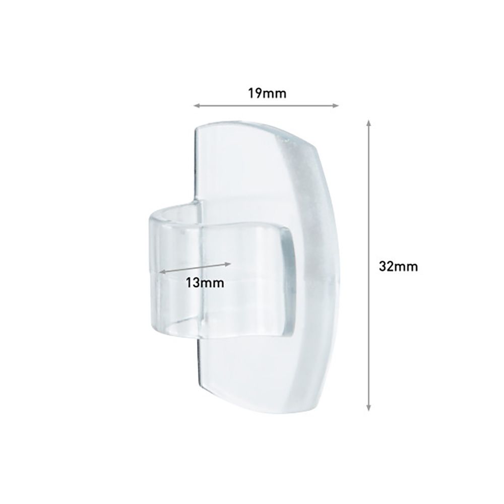 Command clipes para cabos redondos, transparentes, 19 x 32 x 13 mm, 4 UDS + 5 tiras, 17017CLR - Image 5