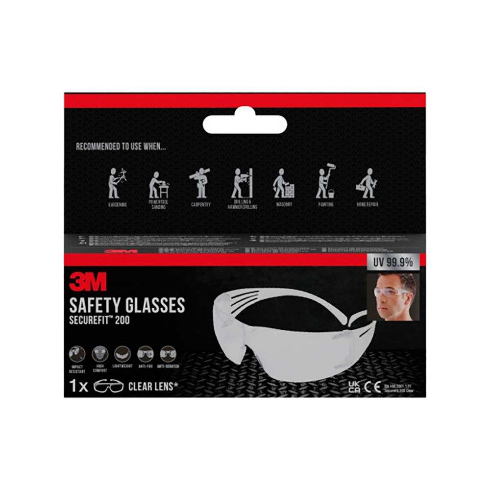 Óculos de segurança securefit 200, lente incorrente - Image 2