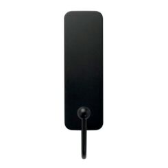 Command gancho médio, preto fosco, 25 x 35 x 95 mm, 1 peça + 2 tiras, máx. 1,3 kg