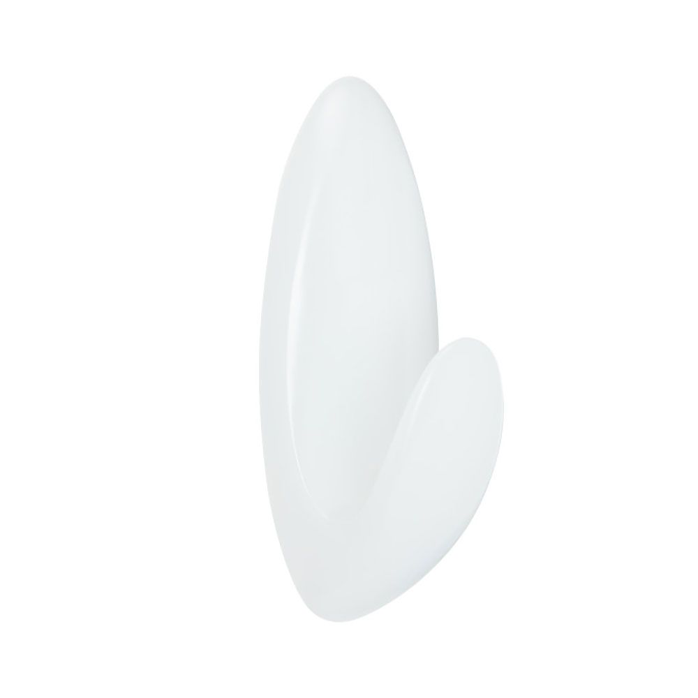 Command gancho para toalha, grande, branco, 1 unid + 2 tiras, MAX 2,2 kg