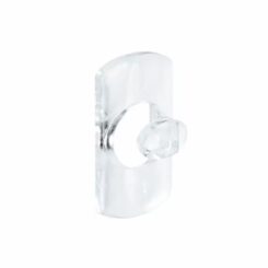 Command mini gancho decorativo, transparente, 20 unid. + 24 tiras
