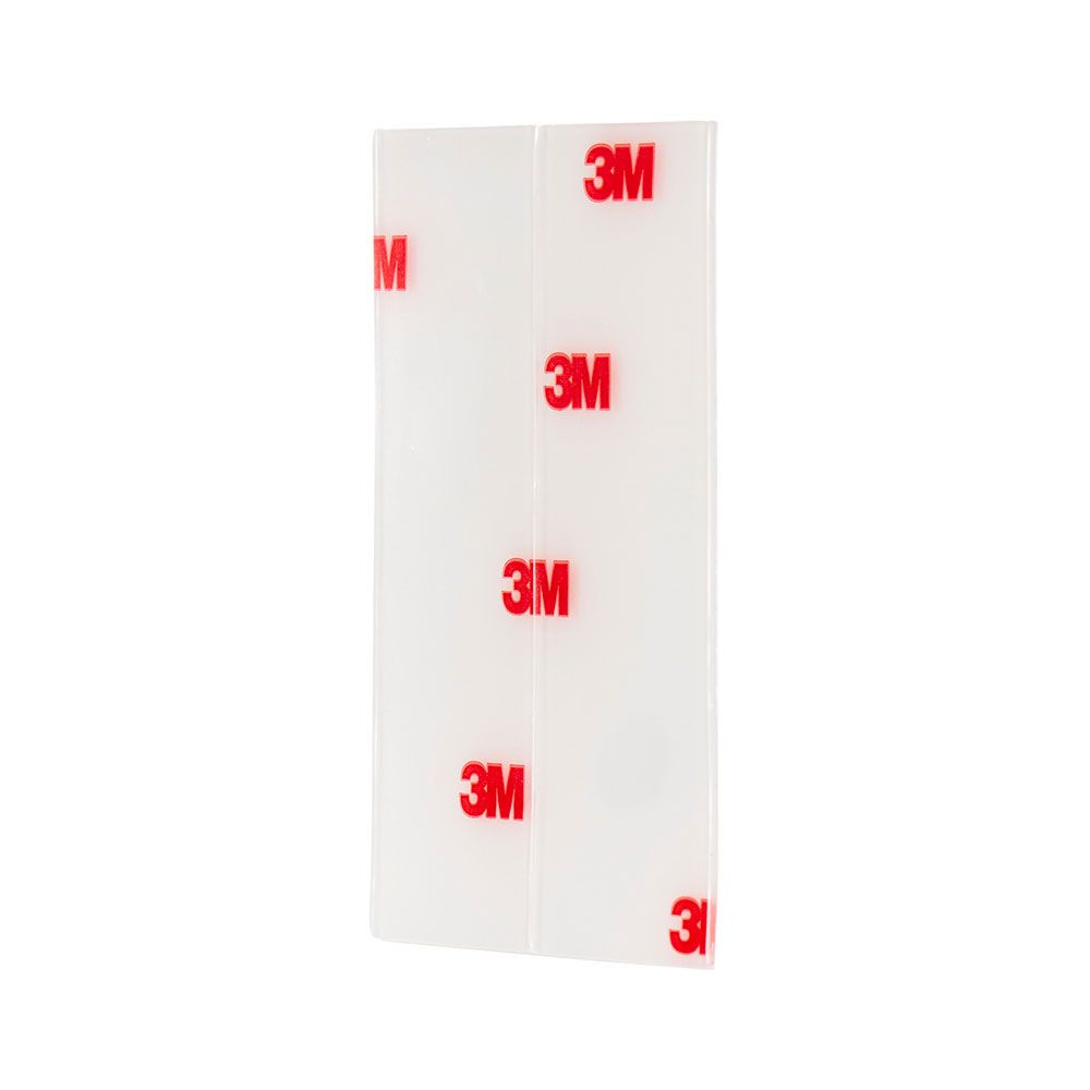 Tira adesiva dupla face transparente, MAX 4 kg, 25 mm x 76 mm, 8 UDS - Image 2
