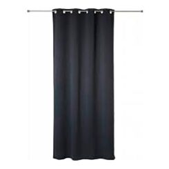 Cortina blackout cinza 135 x 240 cm, 2 UDS