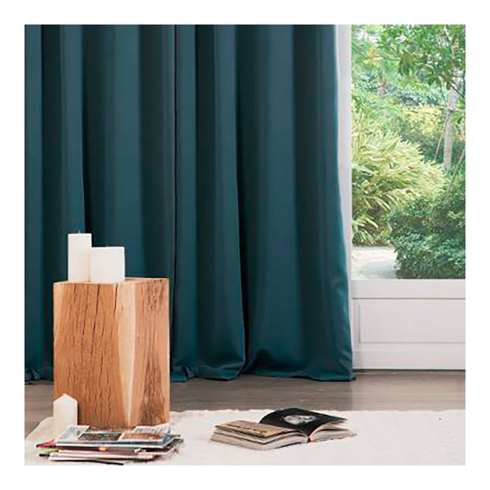 Cortina blackout verde-folha, 135 x 240 cm, 2 UDS - Image 2
