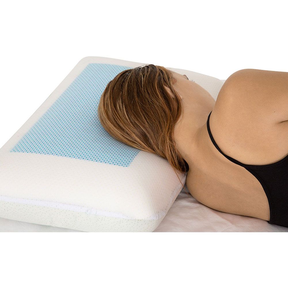 Almofada ergonómica com GEL refrescante 50 x 30 x 12 cm