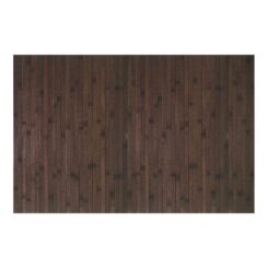 Tapete bambu castanho escuro 140 x 200 cm