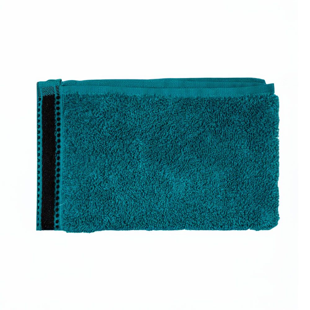 Toalha de banho joia 550 g/m² 100% algodão COR verde petróleo 30 x 50 cm
